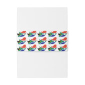 南アフリカモノグラムお祝い結婚ズ 招待状ベリーバンド (裏面例)