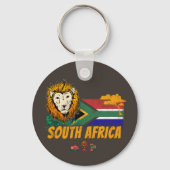 南アフリカヴィンテージ獅子旗サファリ土産 キーホルダー (正面)