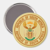 南アフリカ丸エンブレム マグネット (正面/裏面)