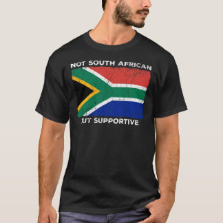 南アフリカ人ではなく、支おもしろい援的なブライT市 Tシャツ
