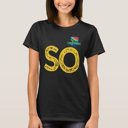 南アフリカ人旗団体書簡SとO南 Tシャツ (正面)
