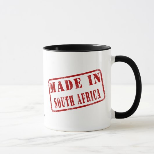 南アフリカ共和国で作られる マグカップ (右)