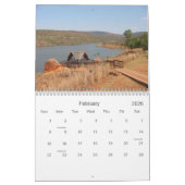 南アフリカ共和国のイメージ カレンダー (2月 2026)