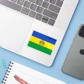 南アフリカ共和国のクワンデベレの旗 シール (ノートパソコンとiPhone)