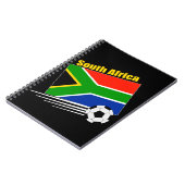 南アフリカ共和国のサッカーチーム ノートブック (左側)