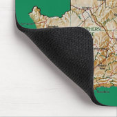 南アフリカ共和国の地図のマウスパッド マウスパッド (コーナー)