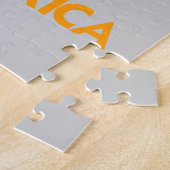 南アフリカ共和国の地図 ジグソーパズル (側面)