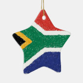 南アフリカ共和国の旗のテーマ セラミックオーナメント (右)