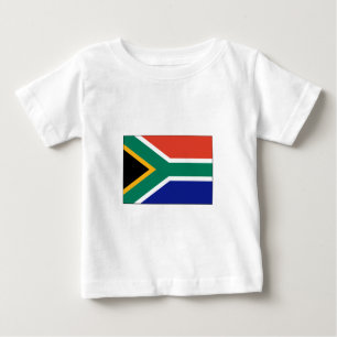 南アフリカ共和国の旗インターナショナル ベビーTシャツ
