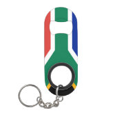 南アフリカ共和国の旗 キーホルダー栓抜き (正面)