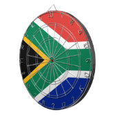 南アフリカ共和国の旗 ダーツボード (正面右)