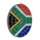 南アフリカ共和国の旗 ダーツボード (正面左)