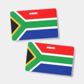 南アフリカ共和国の旗 バッジ (Front & Back)