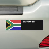 南アフリカ共和国の旗 バンパーステッカー (車上)