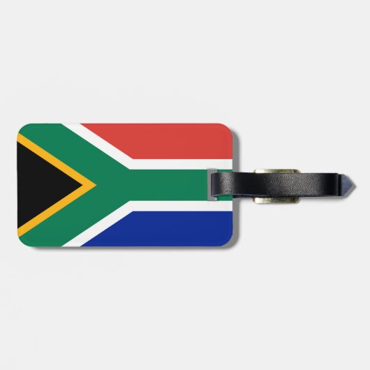 南アフリカ共和国の旗 ラゲッジタグ (裏面横)