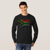 南アフリカ共和国の旗 Tシャツ (正面フル)