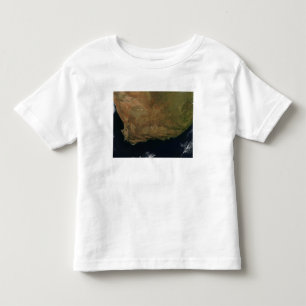 南アフリカ共和国の衛星眺め トドラーTシャツ