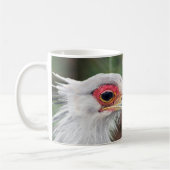 南アフリカ共和国の鳥の秘書の写真 コーヒーマグカップ (左)