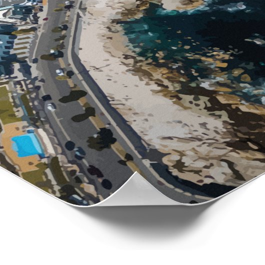 南アフリカ共和国ケープタウン旅行作品 ポスター (角)