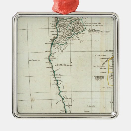 南アフリカ共和国3 メタルオーナメント (正面)