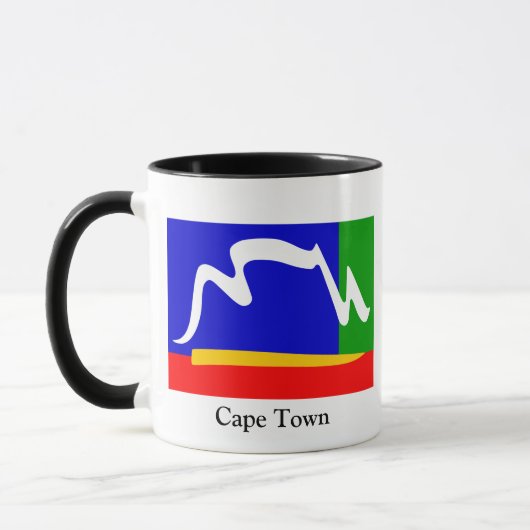 南アフリカ共和国* -ケープタウンのマグの大学 マグカップ (左)