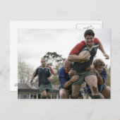 南アフリカ共和国、ケープタウンの偽湾のラグビークラブ ポストカード (正面/裏面)