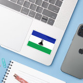 南アフリカ共和国、ソト人の旗 シール (ノートパソコンとiPhone)