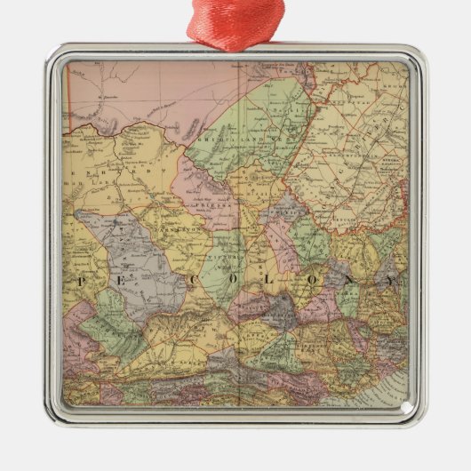 南アフリカ共和国 メタルオーナメント (正面)