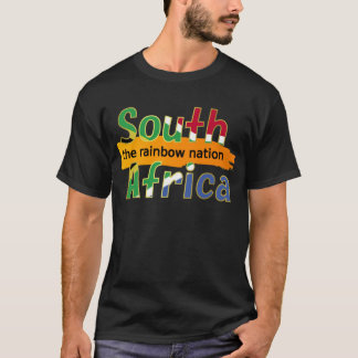 南アフリカ共和国: 虹の国家 Tシャツ