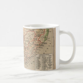 南アフリカ共和国(1880年)のヴィンテージの地図 コーヒーマグカップ