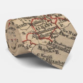 南アフリカ共和国(1880年)のヴィンテージの地図 ネクタイ (ロール)