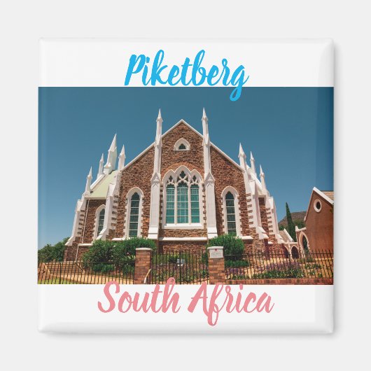 南アフリカ共和国Piketberg Western Cape Church マグネット (正面)