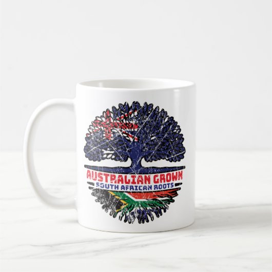 南アフリカ南アフリカオーストラリア コーヒーマグカップ (左)