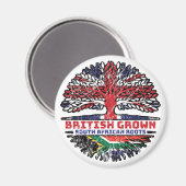 南アフリカ南アフリカ英国統一された王国 マグネット (正面/裏面)