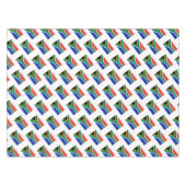 南アフリカ国スタイリッシュ旗 テーブルクロス (正面(横))