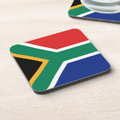 南アフリカ国旗のコースター コースター (左側)