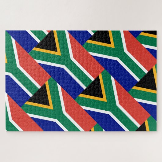 南アフリカ国旗のジグソーパズル ジグソーパズル (横)