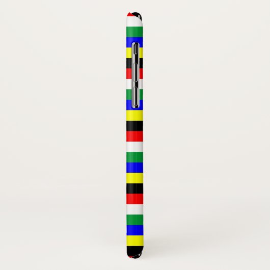 南アフリカ国旗のストライプ線の記号 Case-Mate iPhoneケース (裏面/左)