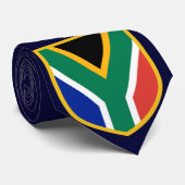 南アフリカ国旗のタイパーソナライズされた ネクタイ (ロール)