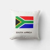 南アフリカ国旗のファッショントレンディー クッション (正面)