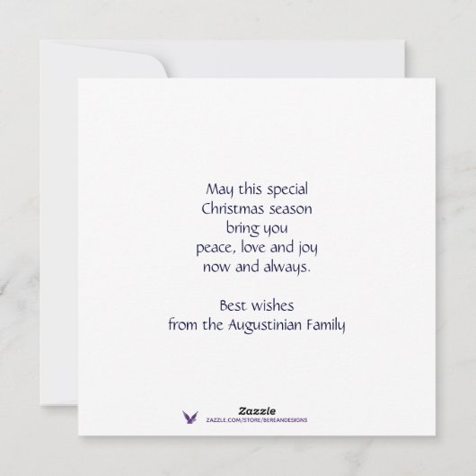 南アフリカ国旗の三賢者クリスマス シーズンカード (裏面)