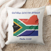 南アフリカ国旗の愛国的な聖なる書物、 経典カスタムホワイト クッション (ブランケット)
