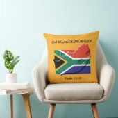 南アフリカ国旗の愛国的カスタム黄色 クッション (椅子)