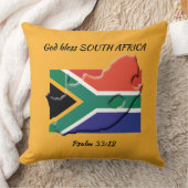 南アフリカ国旗の愛国的カスタム黄色 クッション (ブランケット)