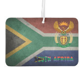 南アフリカ国旗の紋章 カーエアーフレッシュナー (裏面)