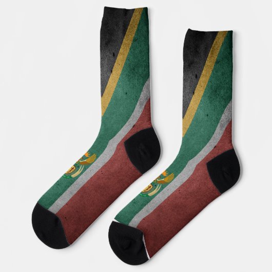 南アフリカ国旗の紋章 ソックス (左)