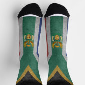 南アフリカ国旗の紋章 ソックス (上部)