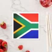 南アフリカ国旗の紙ナプキンス スタンダードカクテルナプキン (インサイチュ)