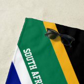 南アフリカ国旗の素晴らしい愛国心 ビーチタオル (インサイチュ)