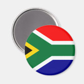 南アフリカ国旗のTシャツとギフト マグネット (正面/裏面)